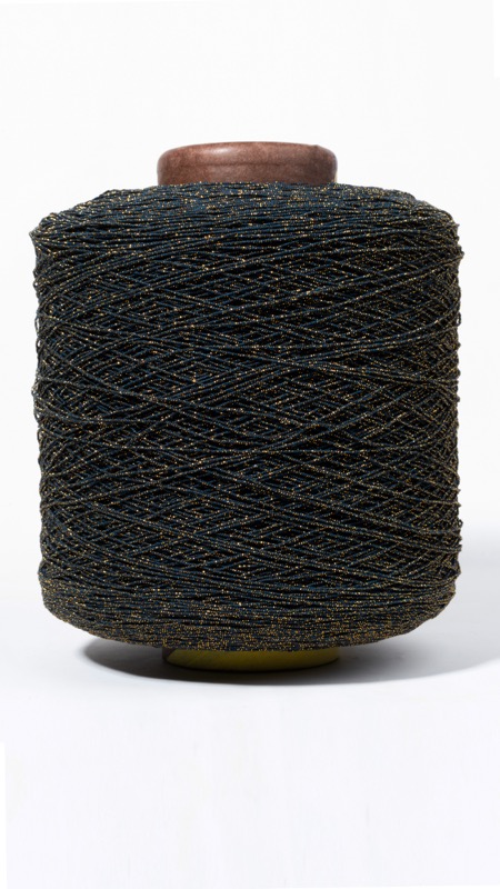 Embroidery thread texture detail
